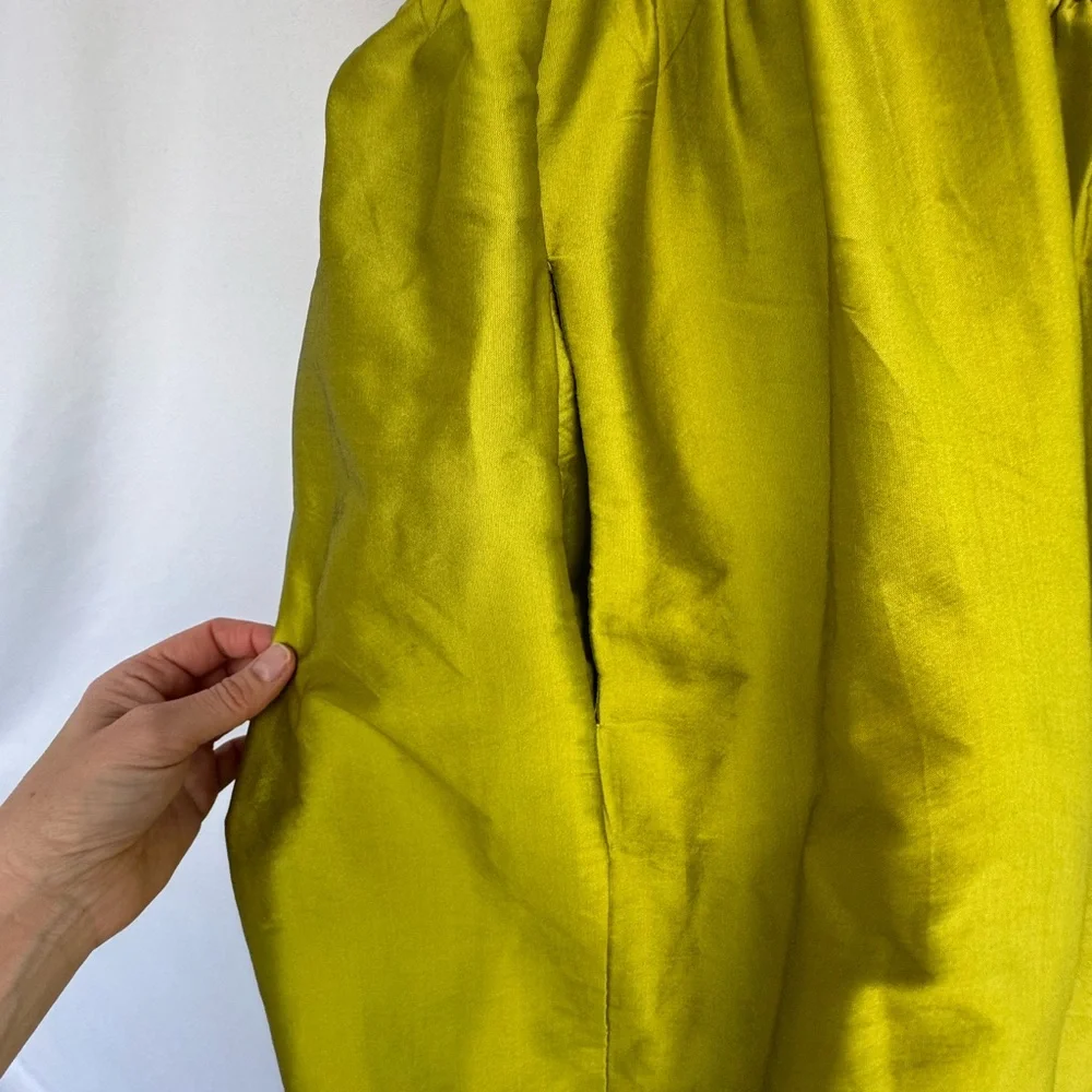 Druv Khapoor. chartreuse dress. - Picture 6 of 6